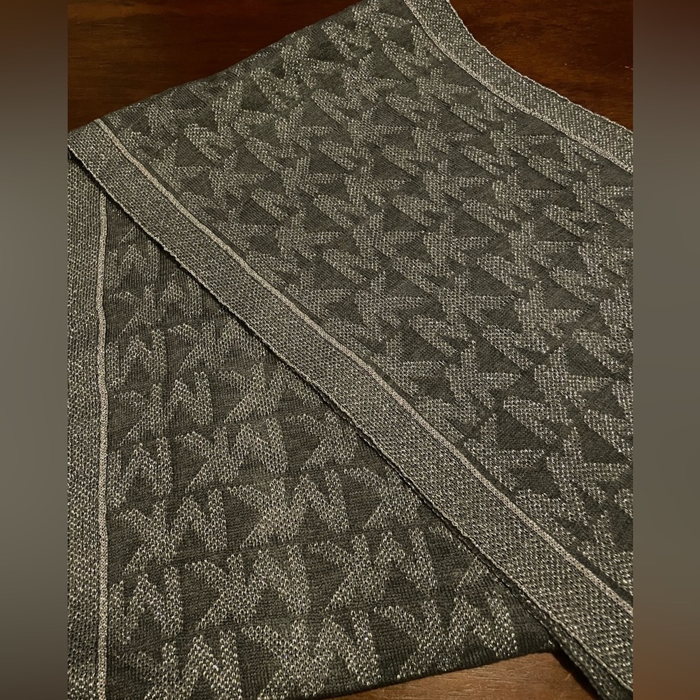 Michael Kors Metallic Logo Scarf NWT